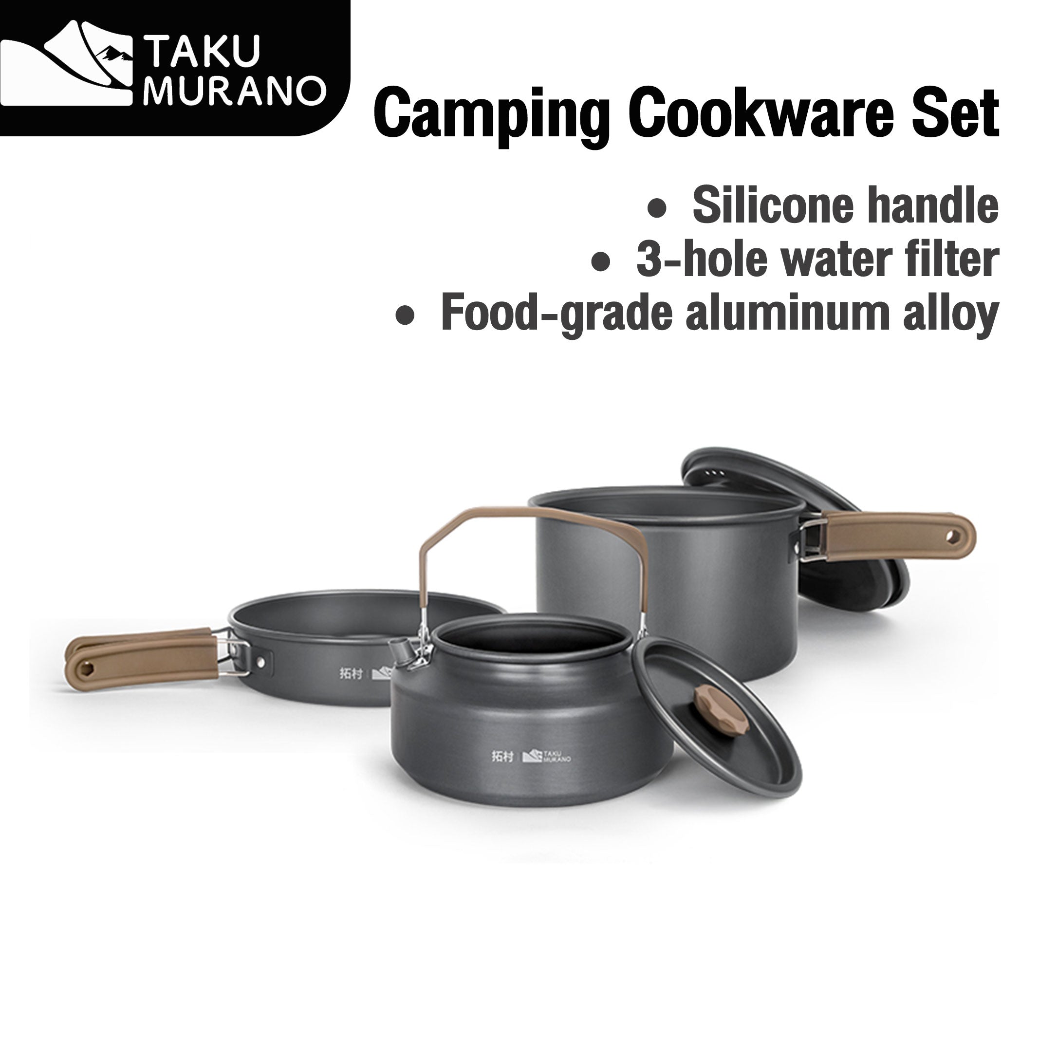 TAKU Camping Cooking set